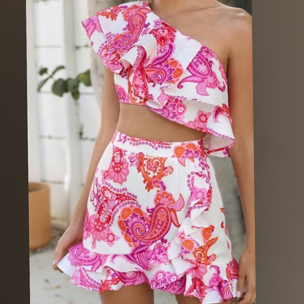 Floral skirt set🌸